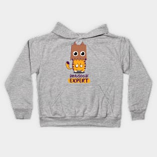 Antisocial EXPERT Kids Hoodie